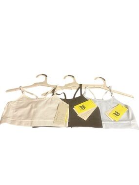 All in motion ribed 3 sport bra size girls medium